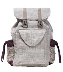 Earth Divas fair trade hemp and cotton backpack