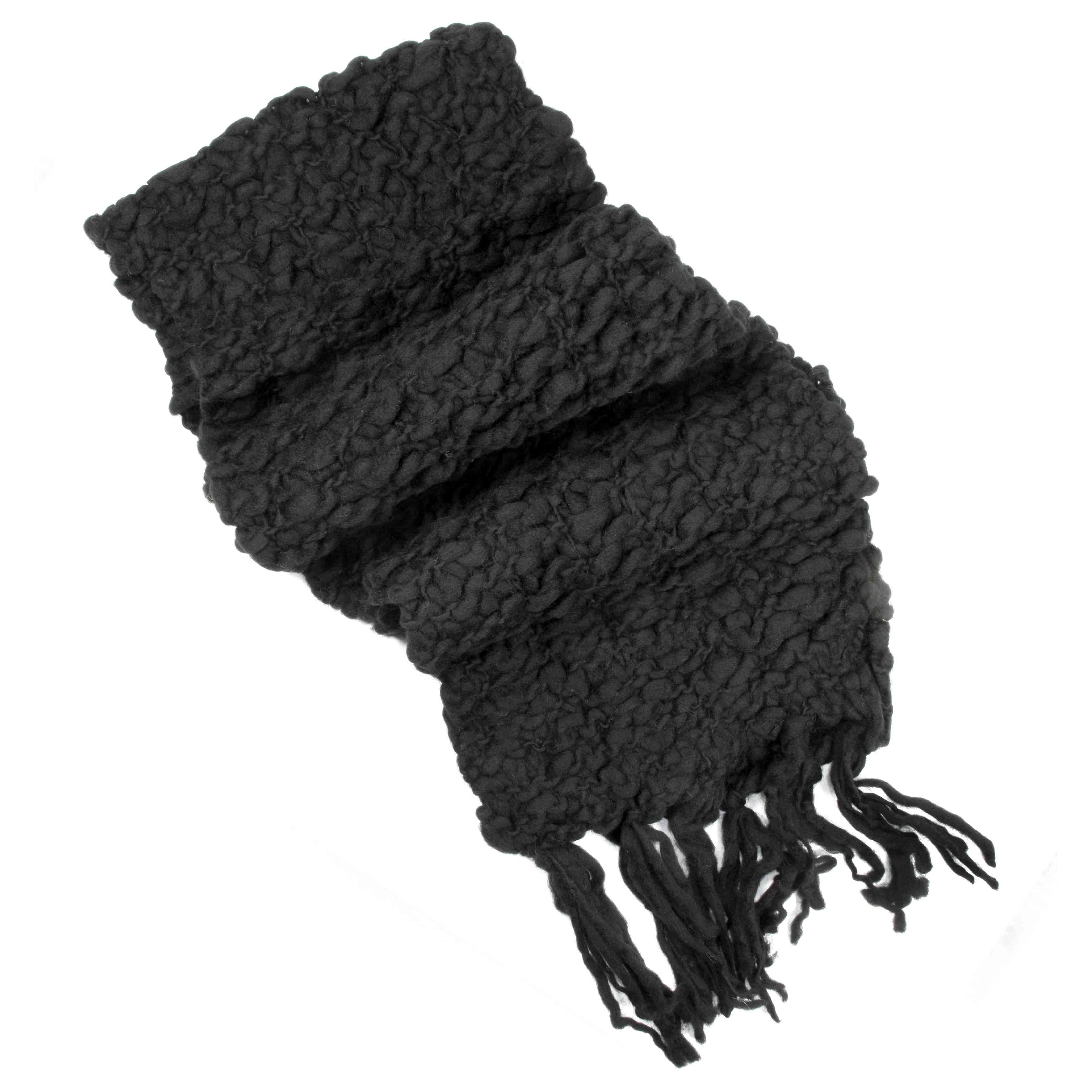 Wool Scarf Black - Small